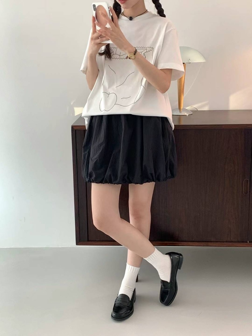 EGG/DS訂貨周期長韓國直郵東大門實拍女裝新品職業24春夏短裙PROJECT ELF/ELF-L短裙