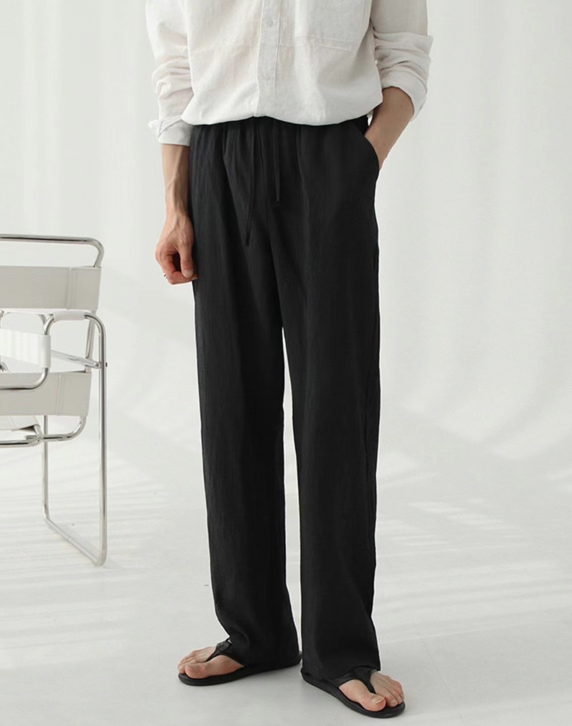 LEVARN韓國直郵東大門代購女裝新款真品職業休閑人氣休閑褲LEVARN-男裝休閑褲圖色2