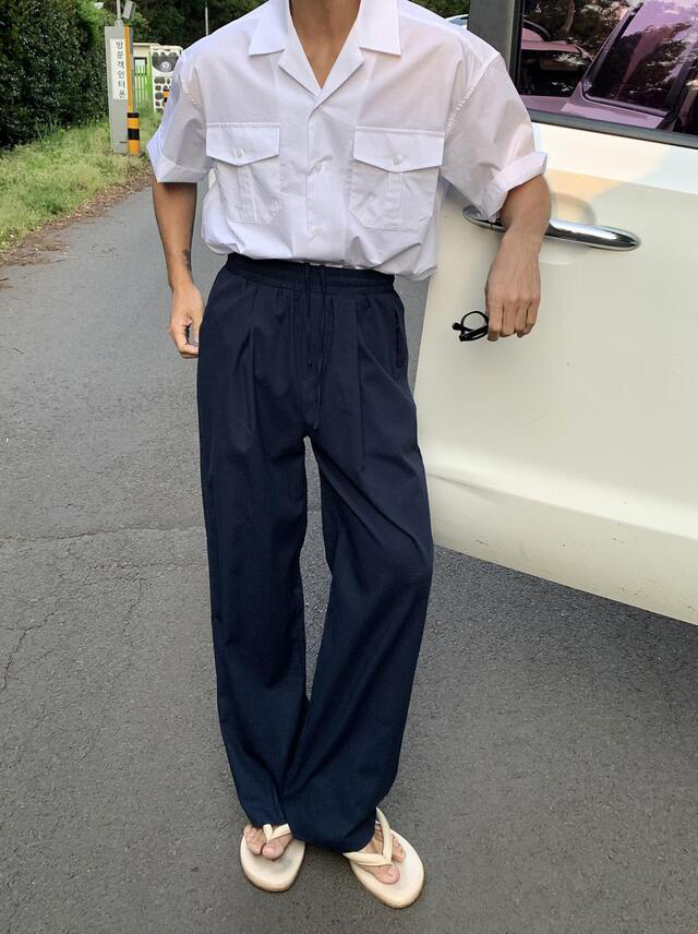 PAIR-男裝韓國直郵東大門實拍女裝新款職業襯衫蕾絲衫口袋PAIR-男裝襯衫/蕾絲衫