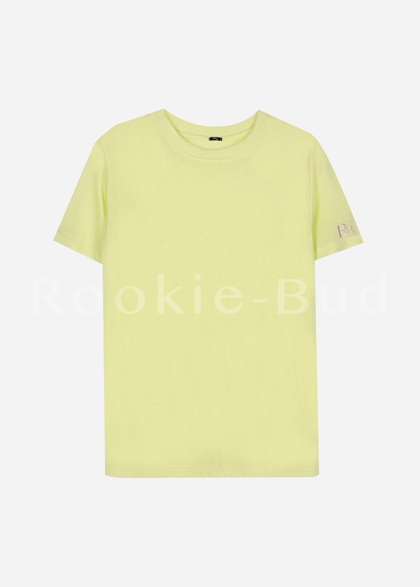 ROOKIE BUD韓國直郵東大門代購女裝新品真品熱賣T恤天絲刺繡ROOKIE BUD-LT恤