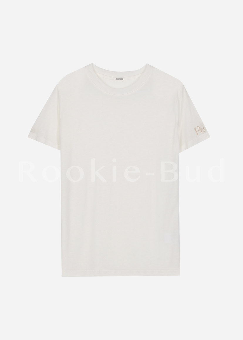 ROOKIE BUD韓國直郵東大門代購女裝新品真品熱賣T恤天絲刺繡ROOKIE BUD-LT恤圖色2
