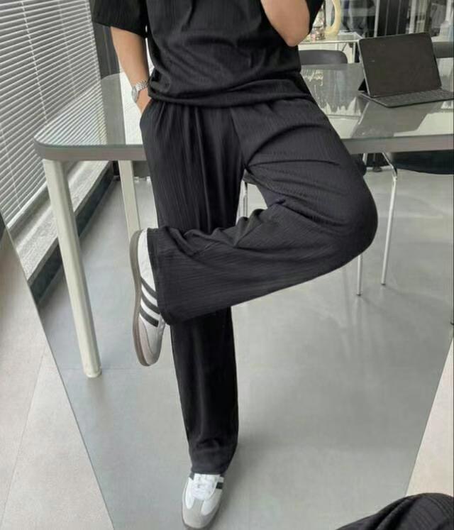 BRO韓國直郵東大門代購女裝新款休閑24春夏職業熱賣休閑褲BRO休閑褲圖色1