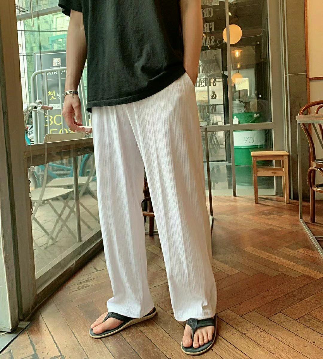 BRO韓國直郵東大門代購女裝新款休閑24春夏職業熱賣休閑褲BRO休閑褲圖色2