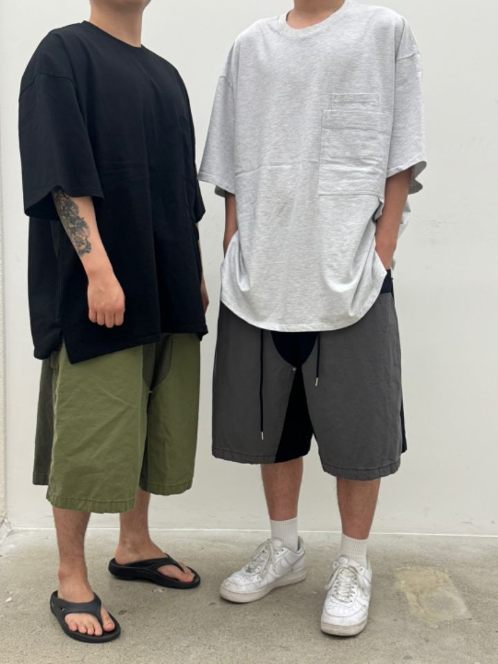 FARMERS MARKET-男裝韓國直郵東大門實拍女裝新品熱賣短褲FARMERS MARKET短褲