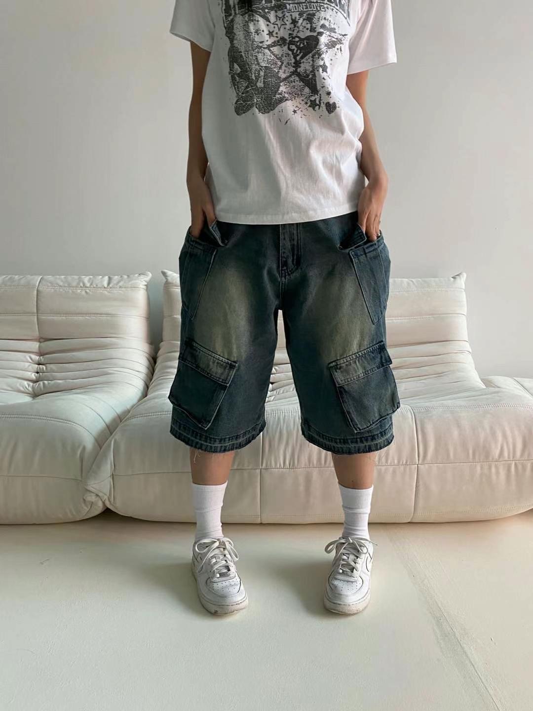 OASIS韓國直郵東大門代購女裝新品推薦24春夏休閑短褲口袋OASIS短褲圖色1