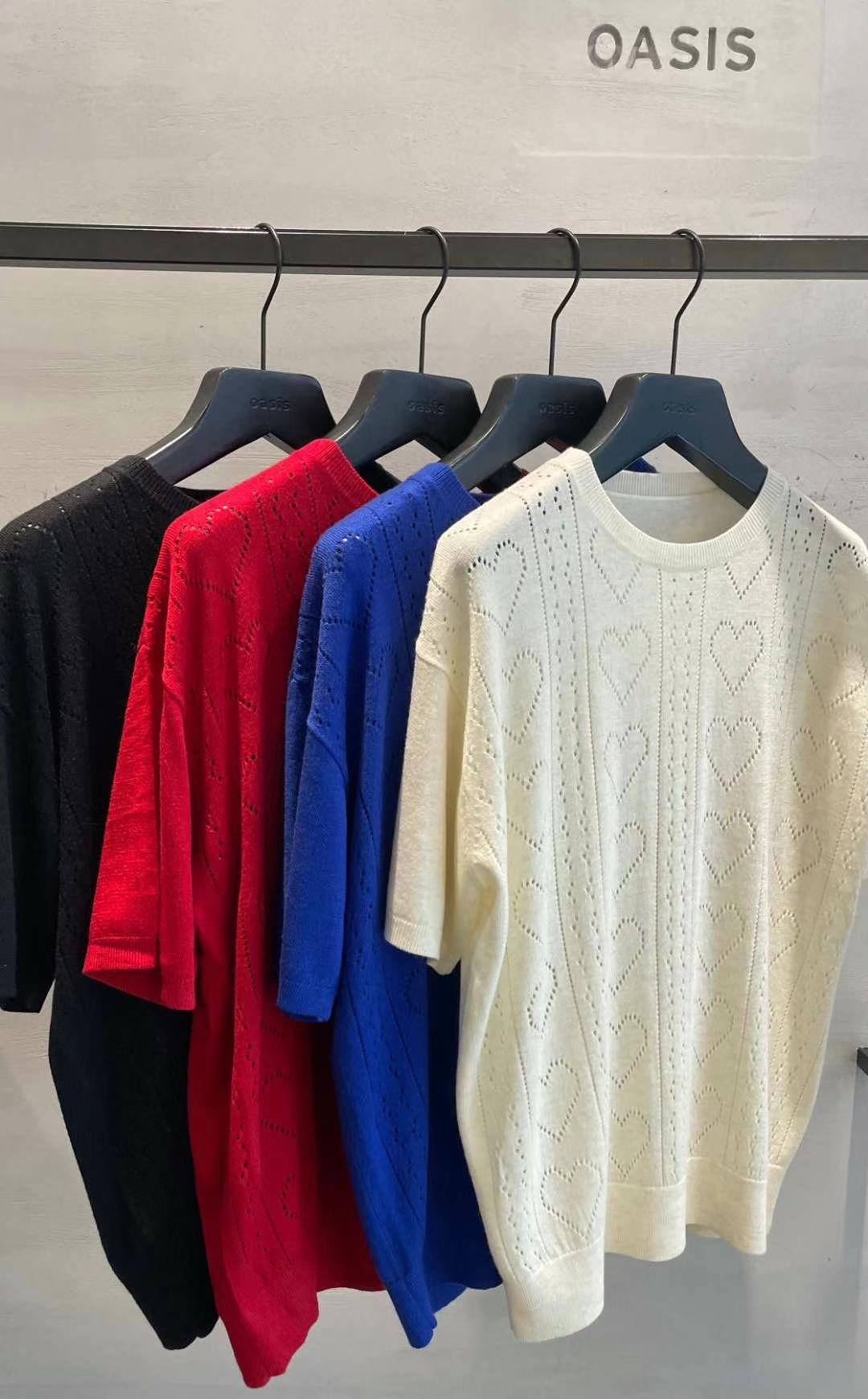 OASIS韓國直郵東大門代購女裝新品休閑24春夏推薦人氣針織衫OASIS針織衫圖色3右二色