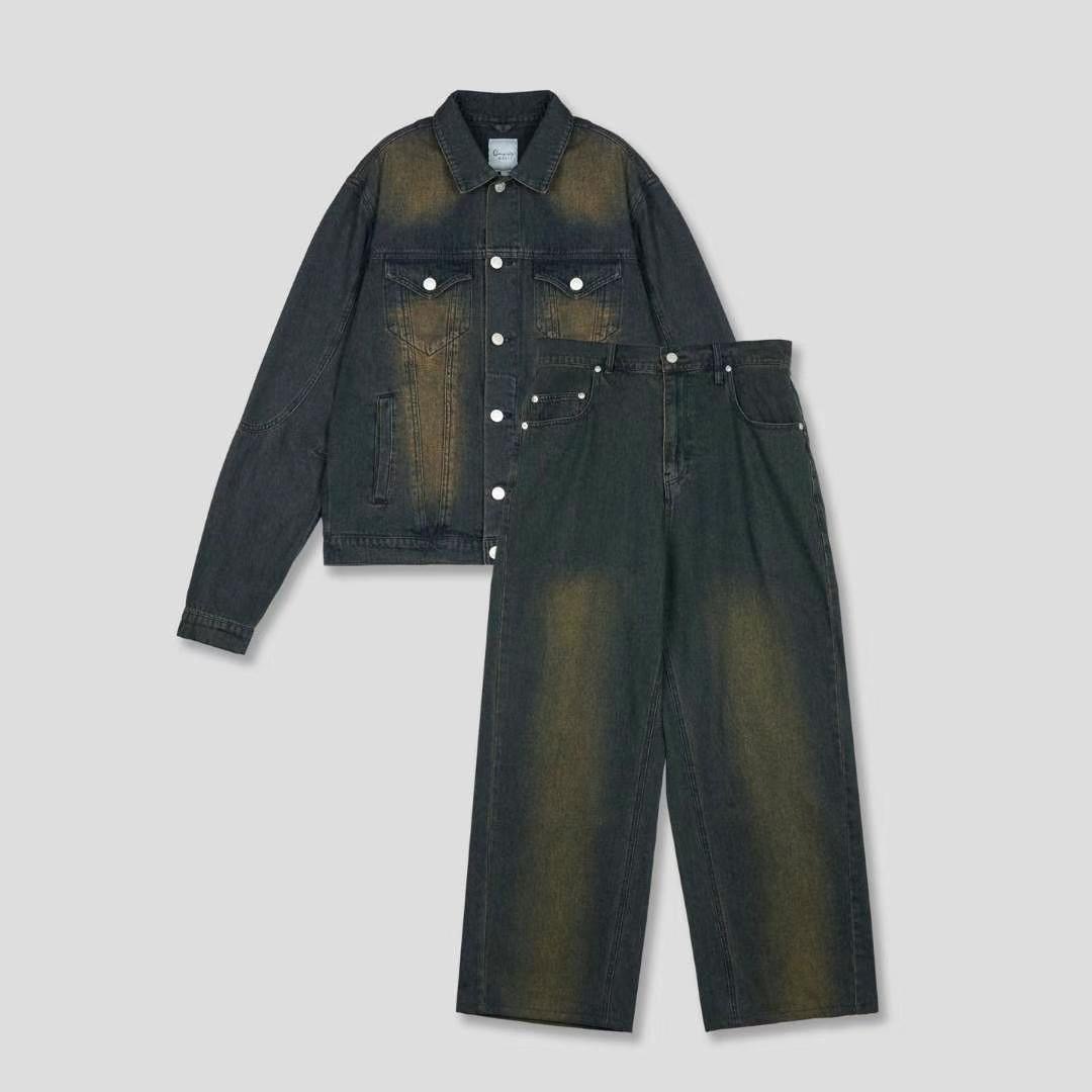 OASIS韓國直郵東大門代購女裝新品時尚24春夏休閑職業牛仔褲OASIS牛仔褲