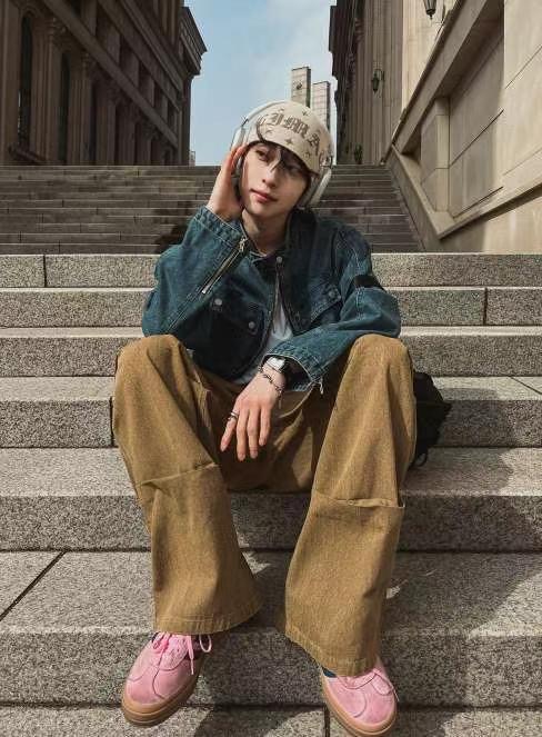 OASIS韓國直郵女裝新款時尚真品推薦熱賣休閑人氣休閑褲工裝褲OASIS休閑褲圖色3