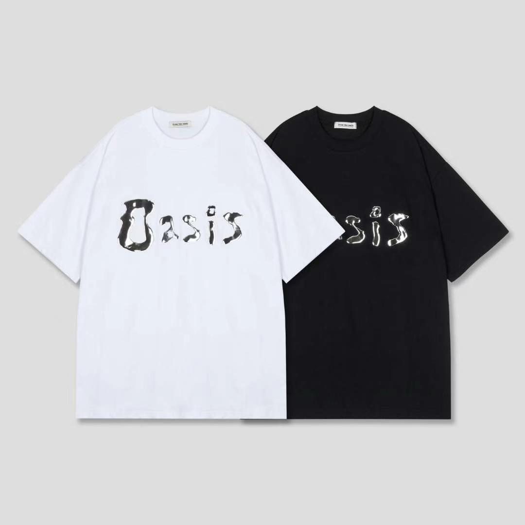 OASIS直郵韓國代購女裝新品職業真品休閑熱賣24春夏時尚T恤OASIST恤圖色2左二色