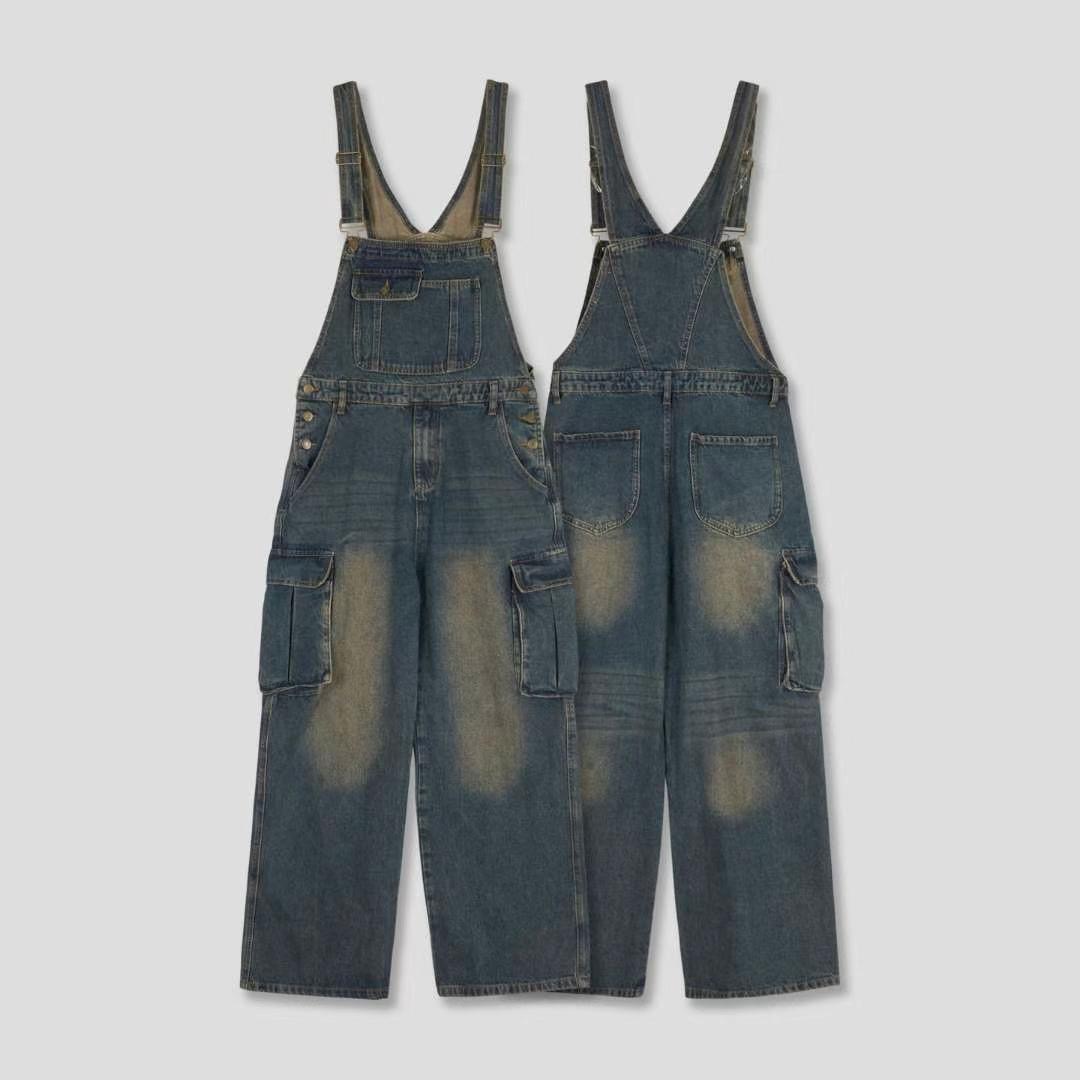 OASIS韓國直郵東大門實拍女裝新款人氣時尚真品背帶褲工裝褲OASIS背帶褲