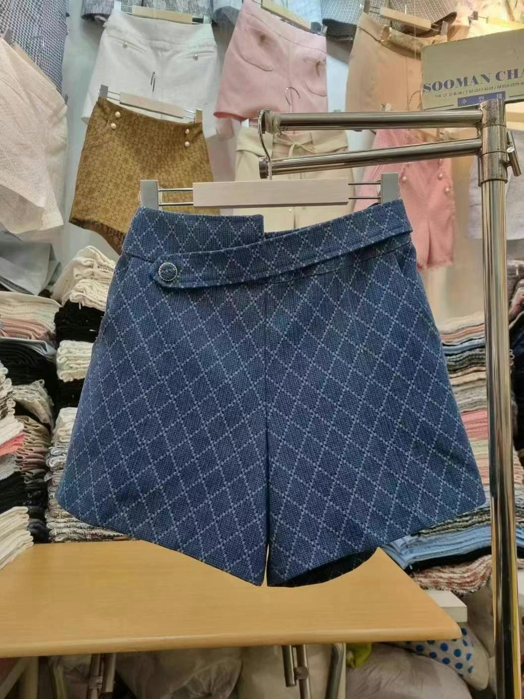 SOOMANCHAE-수만채-T韓國直郵女裝新品職業人氣休閑24春夏短褲SOOMANCHAE短褲