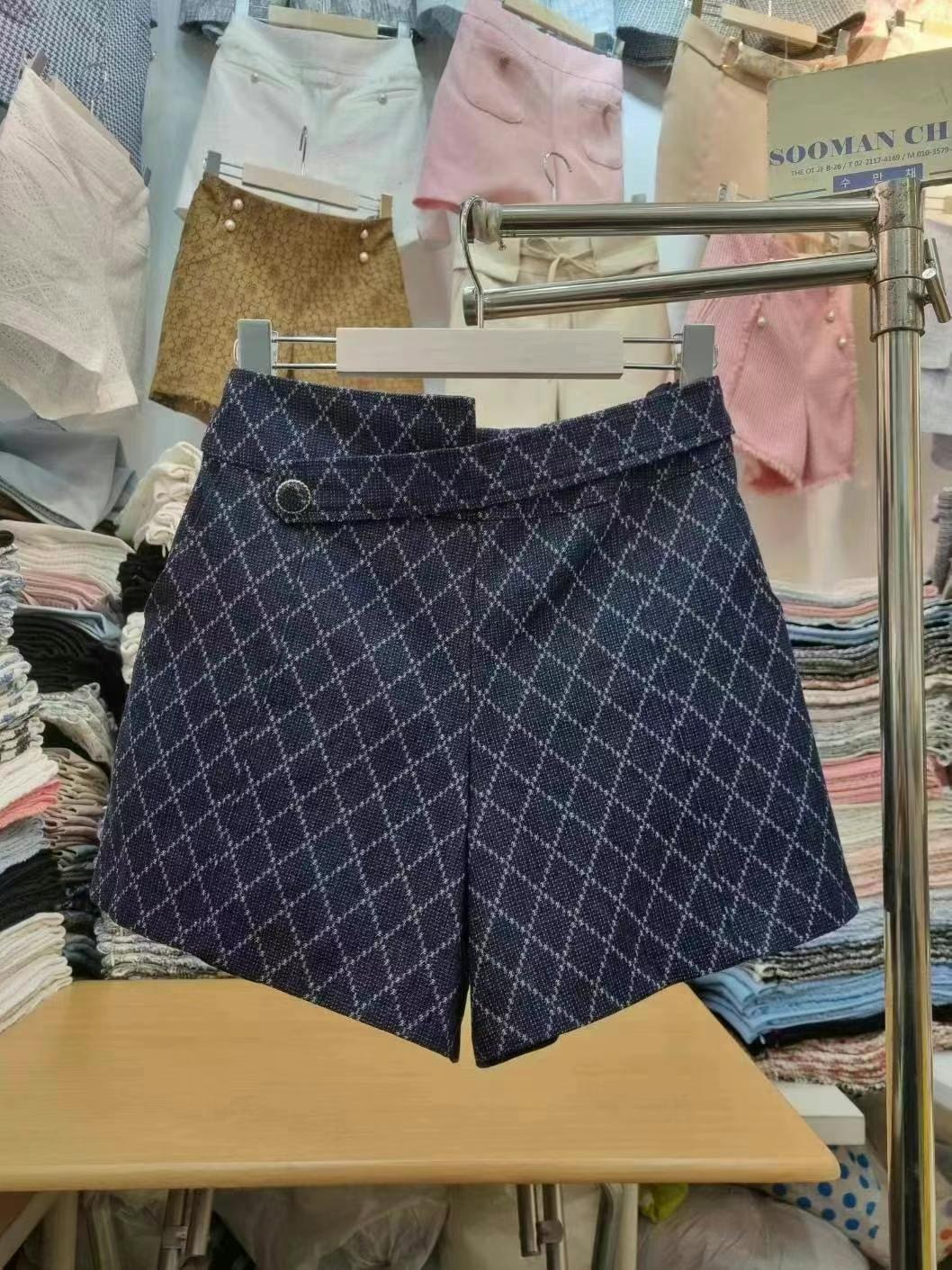 SOOMANCHAE-수만채-T韓國直郵女裝新品職業人氣休閑24春夏短褲SOOMANCHAE短褲圖色2
