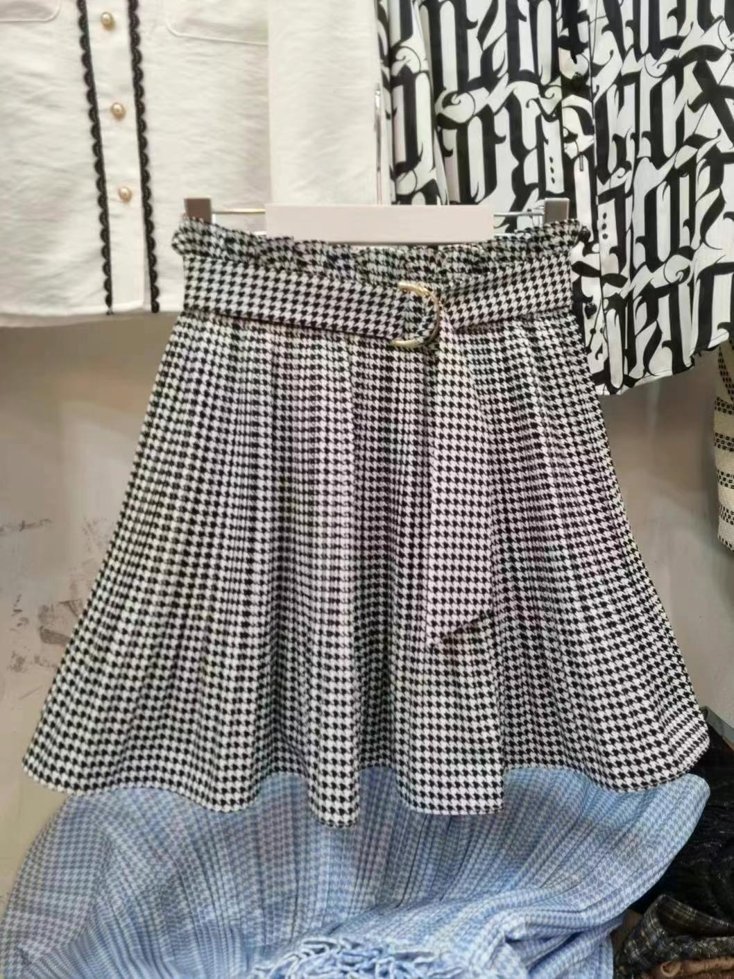 SOOMANCHAE-수만채-T韓國直郵東大門代購女裝新品職業裙褲含腰帶SOOMANCHAE裙褲