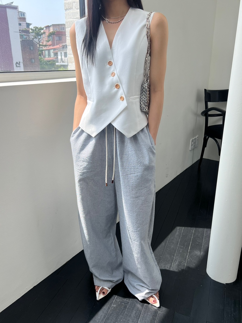 Special韓國直郵東大門實拍女裝新款休閑職業時尚24春夏馬甲SPECIAL馬甲