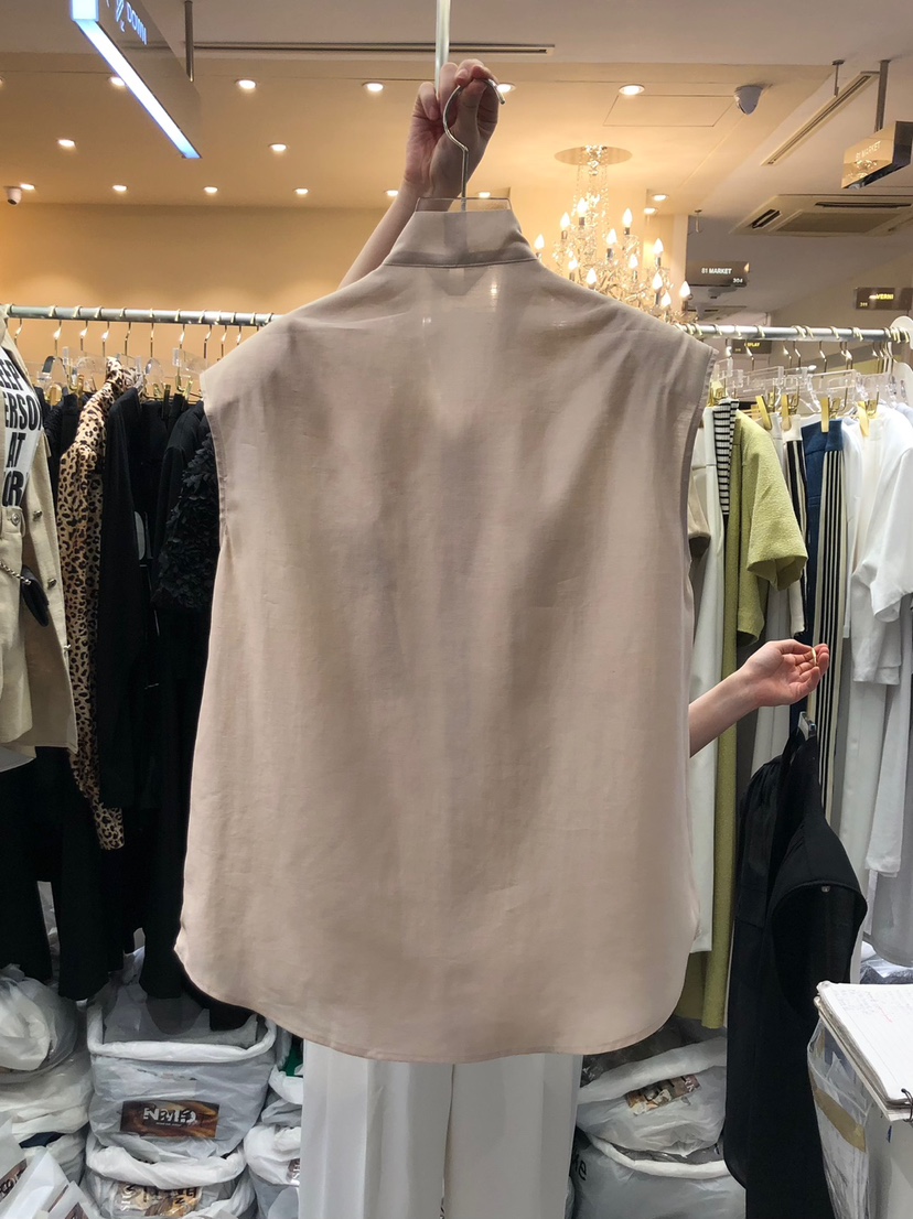 Workshop韓國直郵女裝新款時尚24春夏職業人氣襯衫蕾絲衫Work_shop襯衫/蕾絲衫