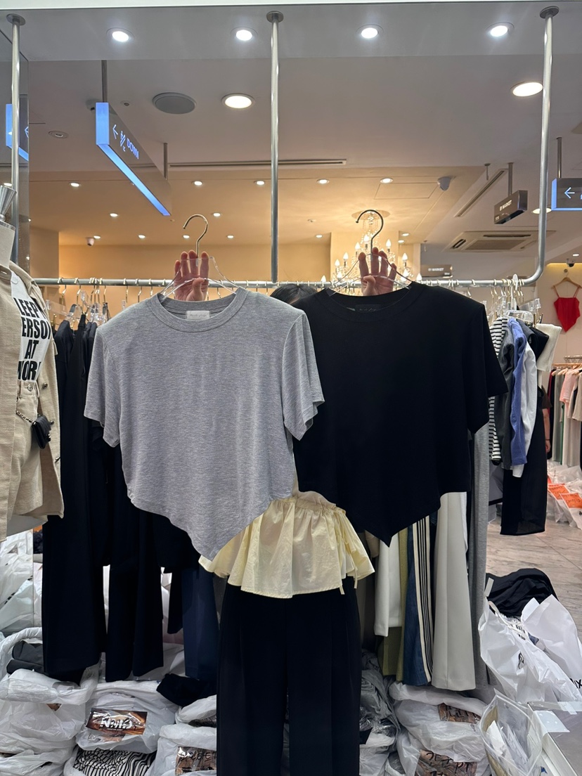 Workshop韓國直郵東大門實拍女裝新款24春夏真品職業熱賣T恤Work_shopT恤
