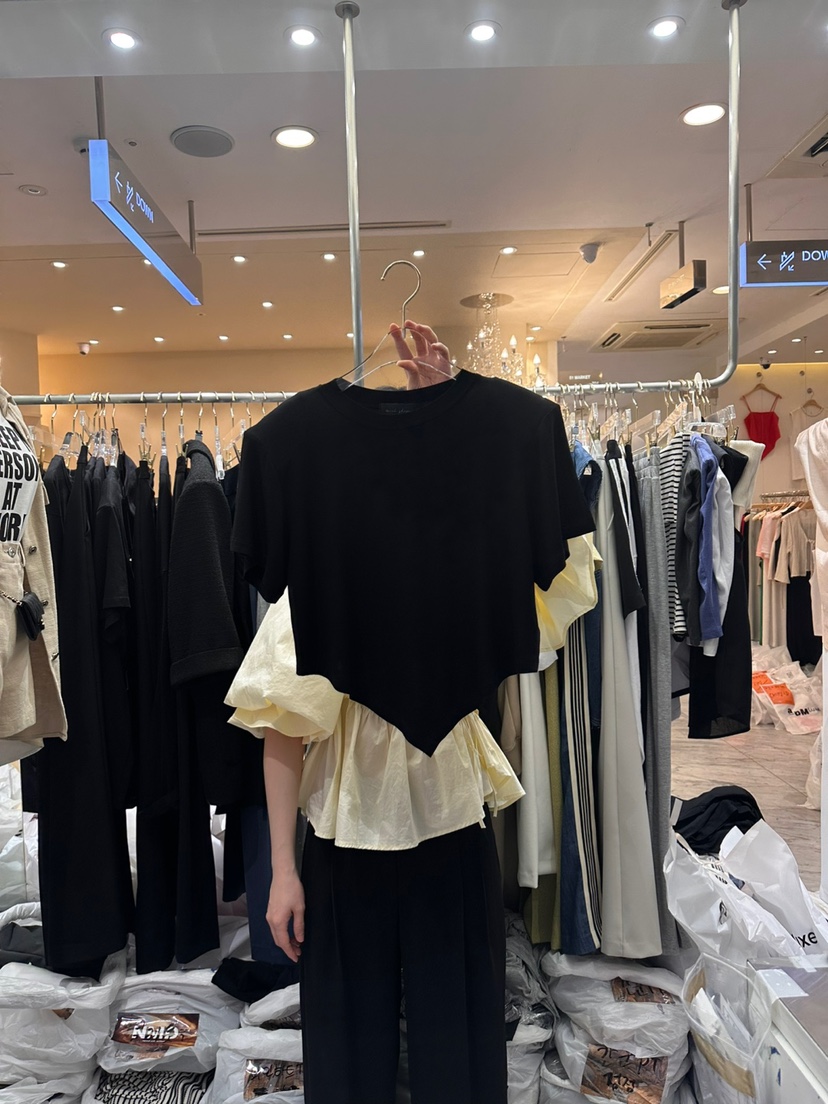 Workshop韓國直郵東大門實拍女裝新款24春夏真品職業熱賣T恤Work_shopT恤圖色2