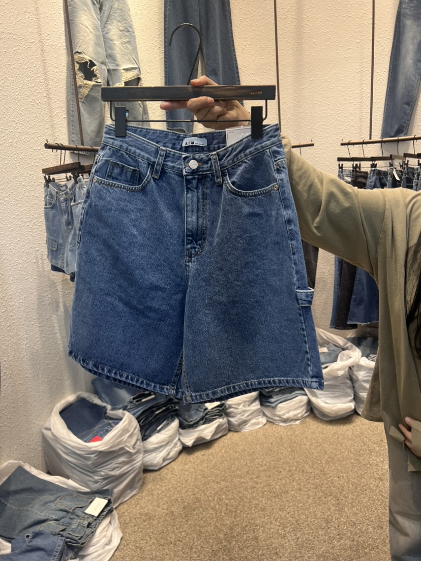 AIM直郵韓國代購女裝新品休閑時尚熱賣真品24春夏人氣短褲AIM短褲