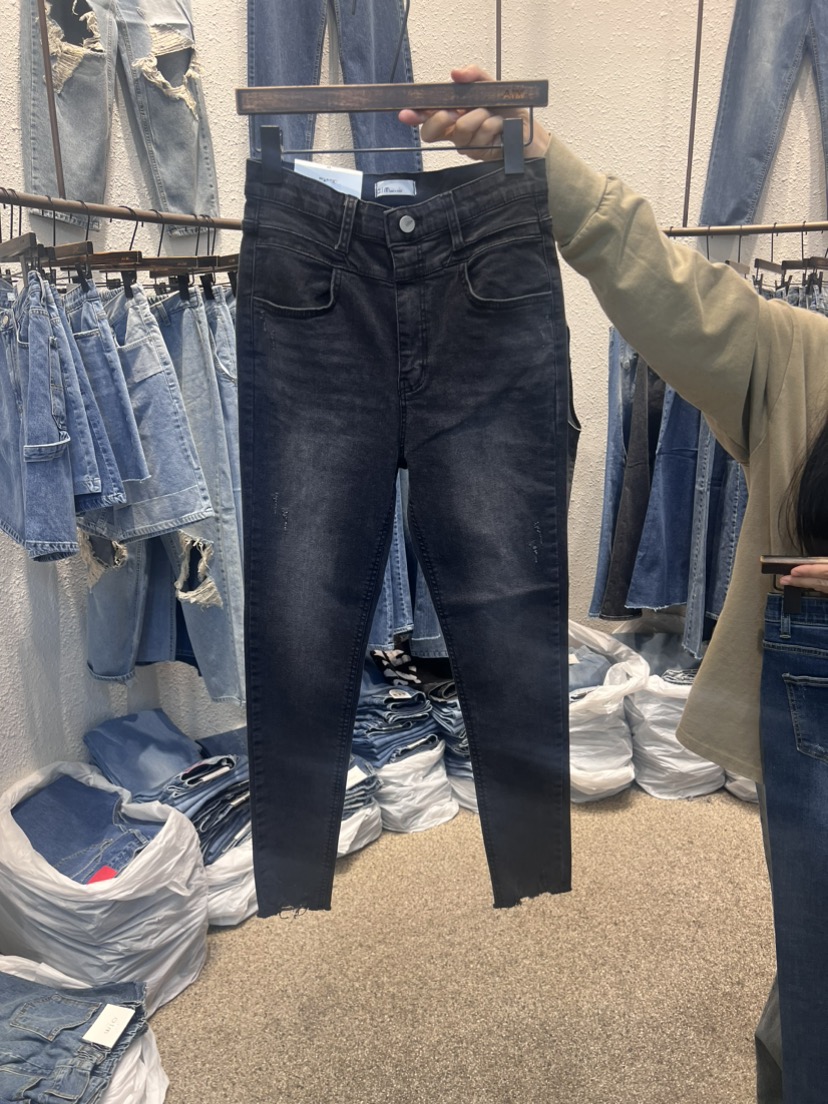 AIM韓國直郵女裝新品人氣休閑推薦熱賣24春夏時尚真品牛仔褲AIM牛仔褲