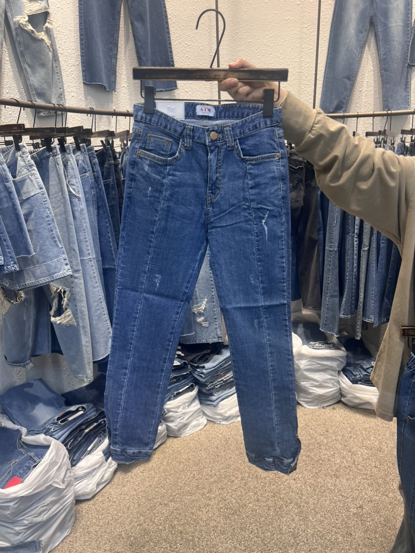 AIM直郵韓國代購女裝新款熱賣真品人氣時尚推薦休閑職業牛仔褲AIM牛仔褲