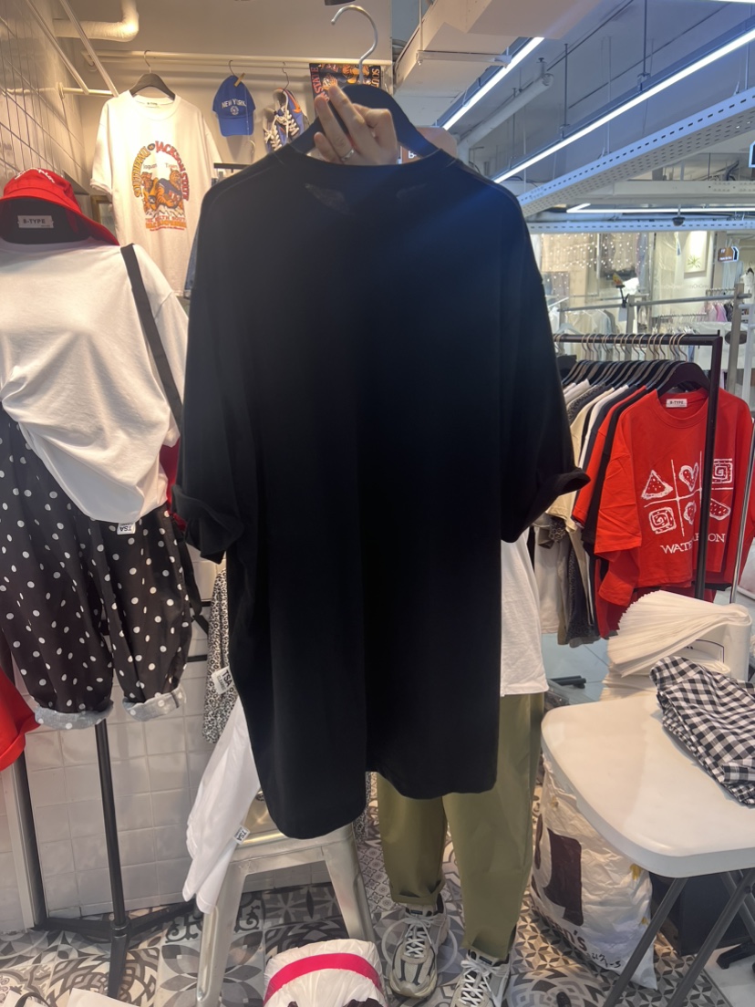 B-TYPE直郵韓國代購女裝新款時尚熱賣真品休閑職業24春夏T恤B-TYPET恤