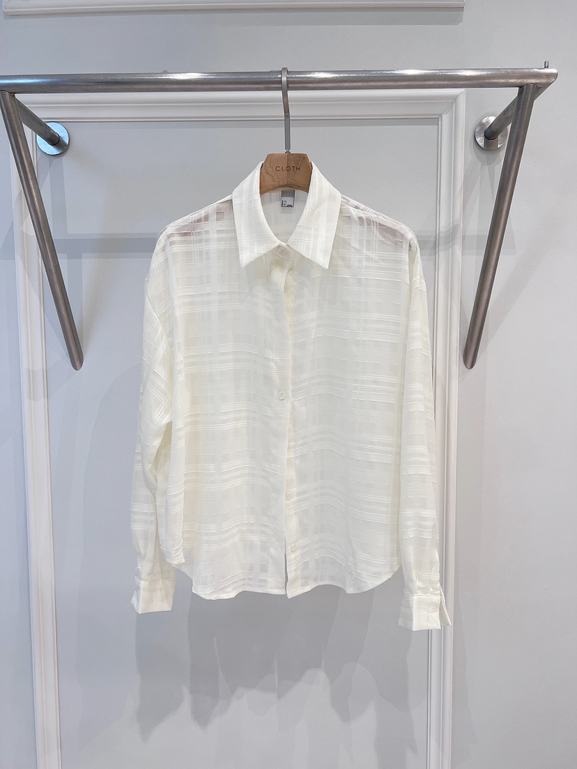 CLOTH韓國直郵東大門實拍女裝新品時尚真品人氣襯衫蕾絲衫透視CLOTH襯衫/蕾絲衫圖色1