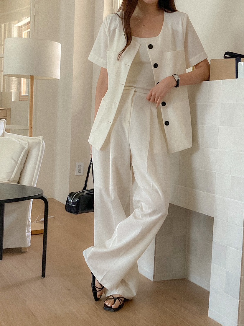 J.ELLIS直郵韓國代購女裝新款24春夏人氣推薦正裝褲西褲J.ELLIS正裝褲/西褲