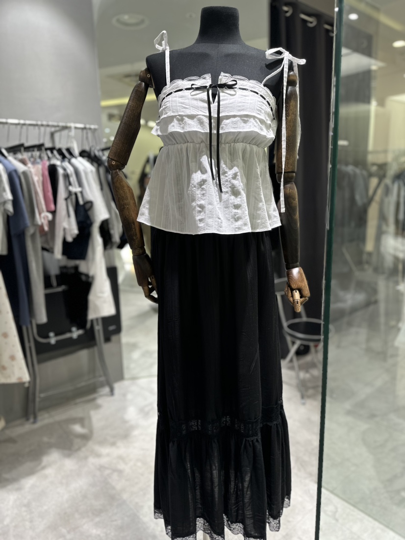 KIRKE直郵韓國代購女裝新款真品人氣時尚休閑推薦吊帶背心蕾絲VERVE吊帶/背心