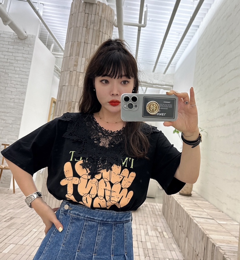 LOVABLE韓國直郵東大門代購女裝新款推薦真品熱賣休閑職業T恤LOVABLET恤