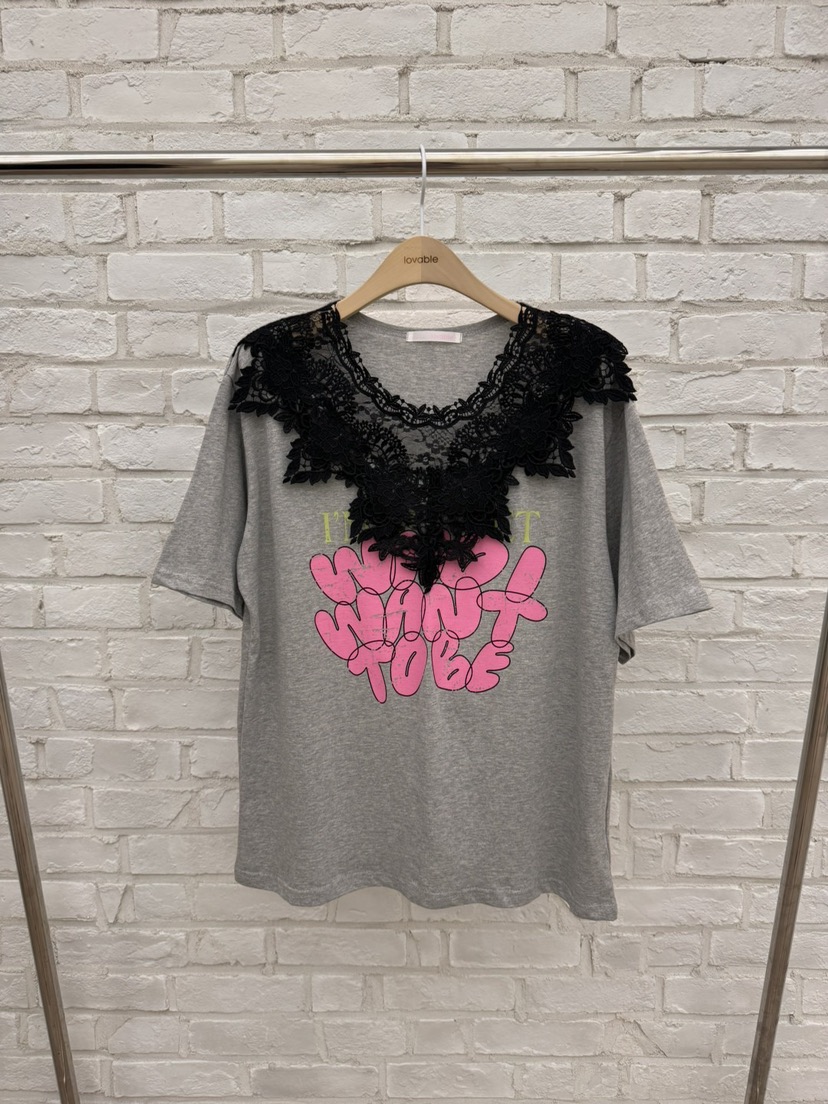 LOVABLE韓國直郵東大門代購女裝新款推薦真品熱賣休閑職業T恤LOVABLET恤