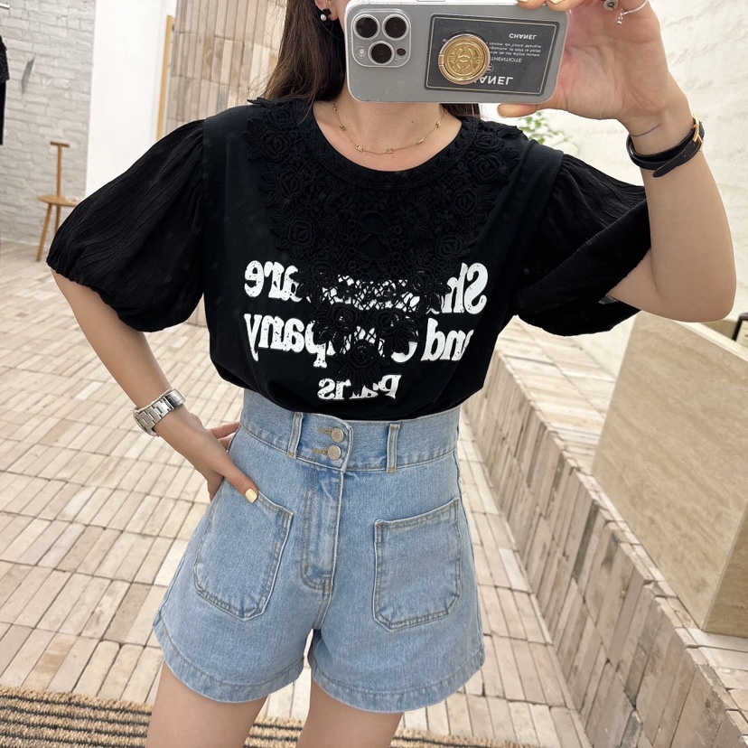 LOVABLE直郵韓國代購女裝新款時尚熱賣職業24春夏真品T恤LOVABLET恤
