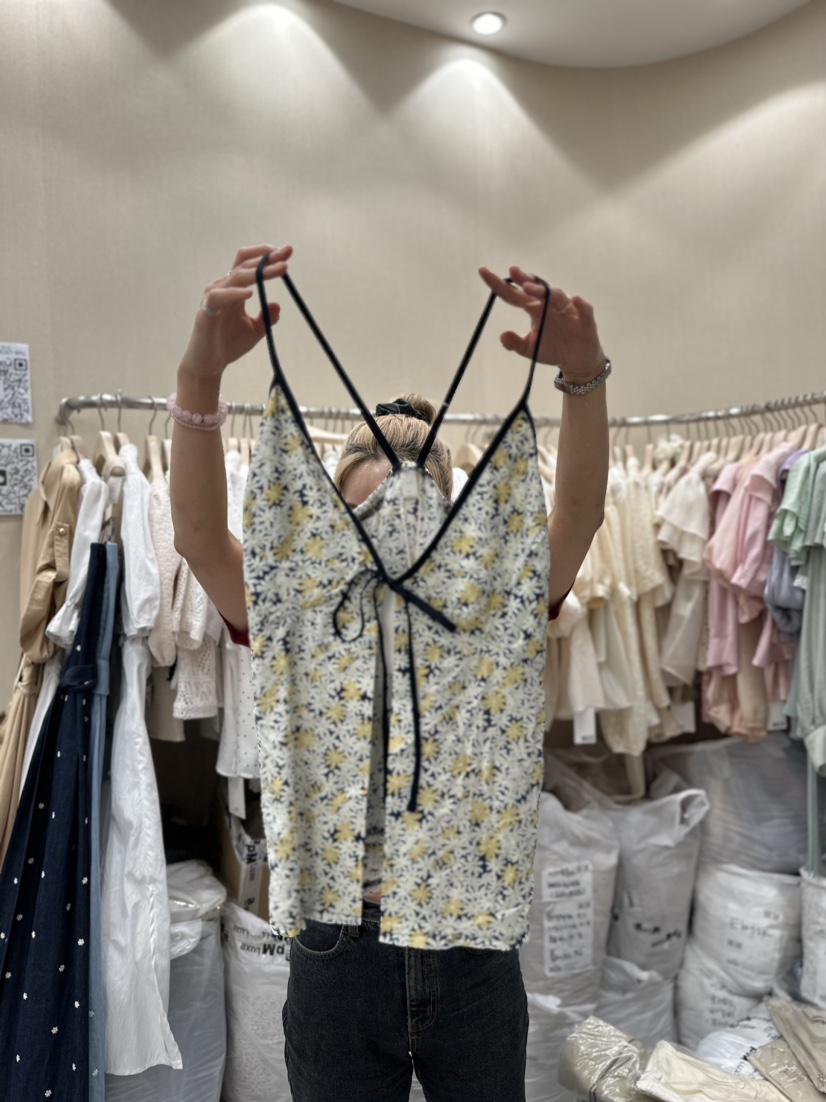 LiLi/Aile韓國直郵女裝新品24春夏職業熱賣人氣吊帶背心Lai吊帶/背心