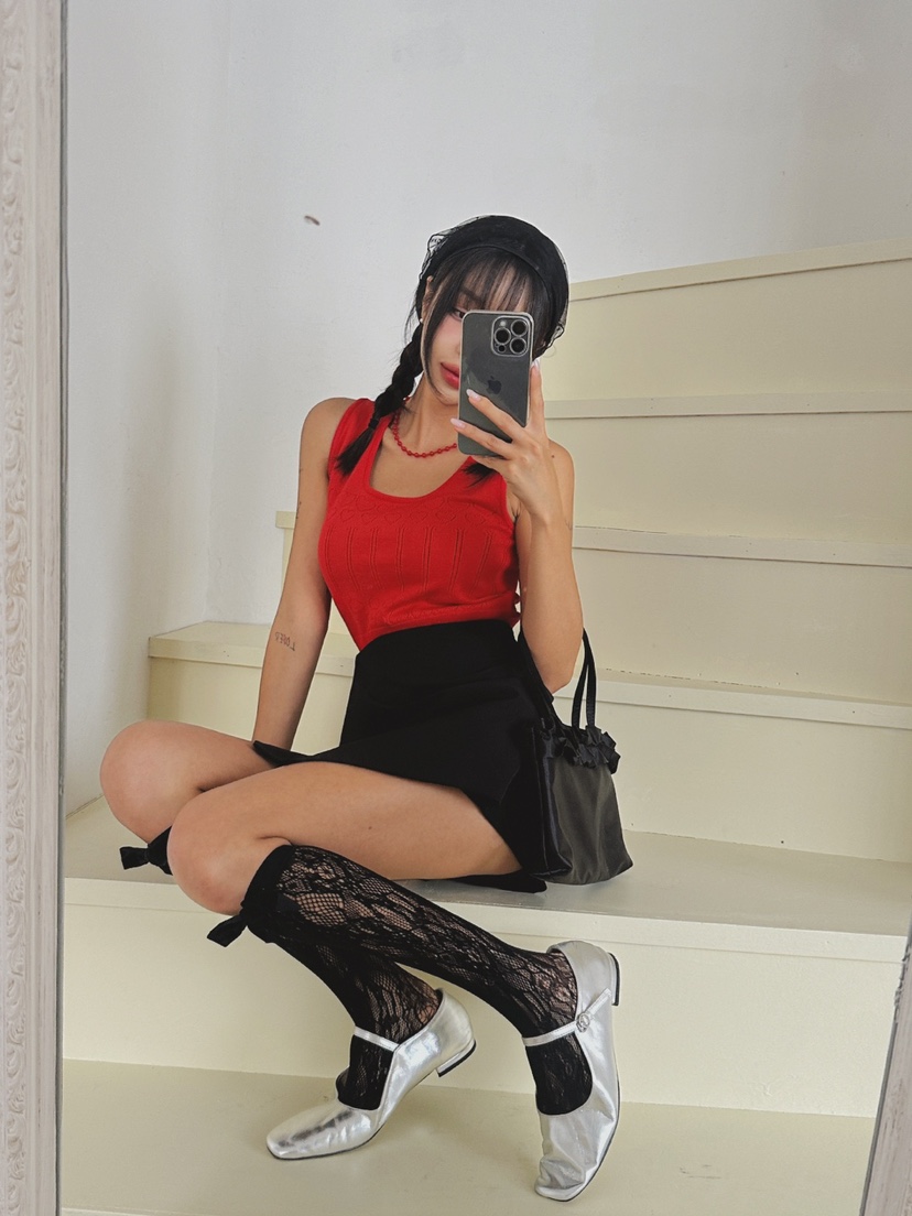 LIVE AID直郵韓國代購女裝新款職業時尚熱賣推薦24春夏吊帶背心LIVE AID吊帶/背心