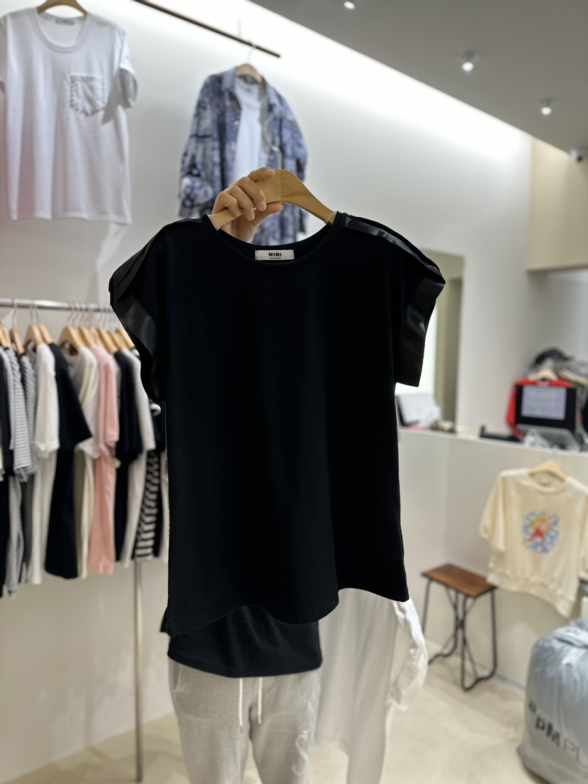 MIMI韓國直郵女裝新款人氣推薦職業時尚真品24春夏熱賣T恤101SHOWROOM/AYCET恤圖色2