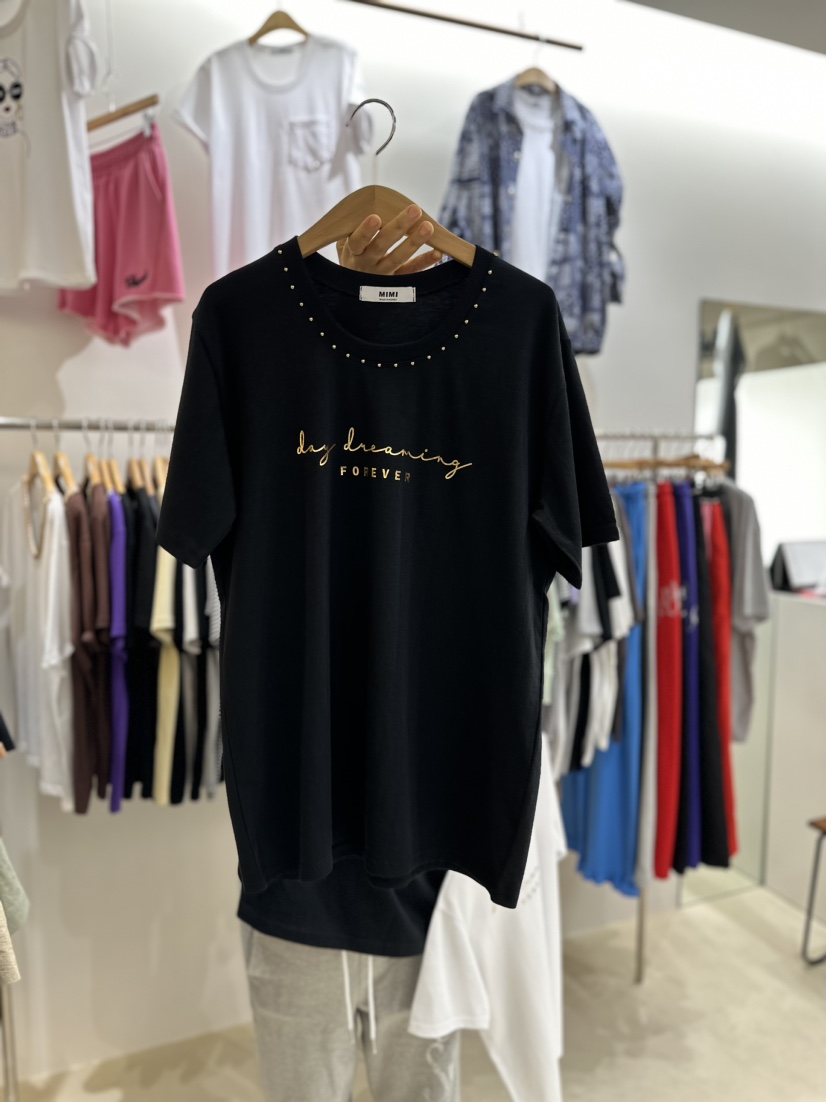 MIMI直郵韓國代購女裝新品休閑人氣職業熱賣時尚推薦真品T恤101SHOWROOM/AYCET恤圖色2