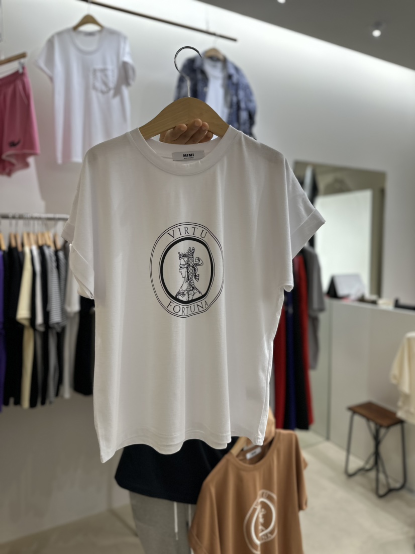 MIMI直郵韓國代購女裝新品休閑人氣推薦24春夏真品職業T恤101SHOWROOM/AYCET恤圖色4