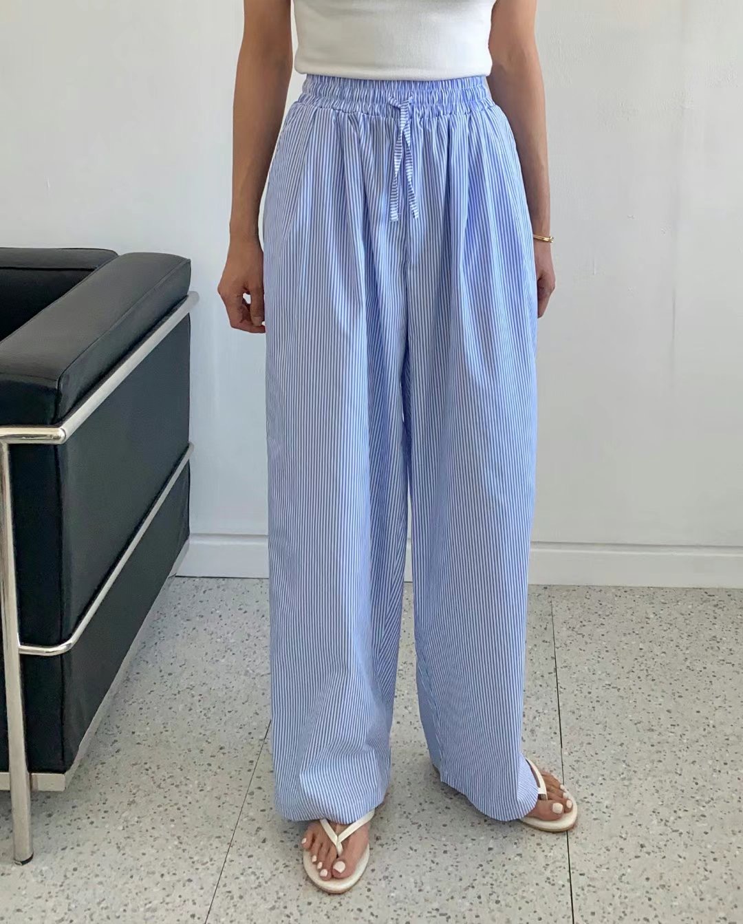MODNEY韓國直郵女裝新品熱賣人氣24春夏時尚推薦真品休閑褲TWOWAY休閑褲圖色1