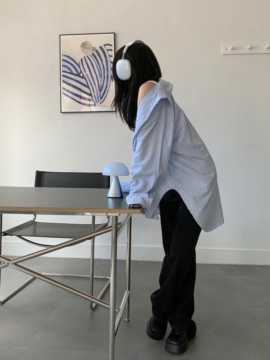 MODNEY韓國直郵女裝新品熱賣時尚真品24春夏人氣襯衫蕾絲衫TWOWAY襯衫/蕾絲衫