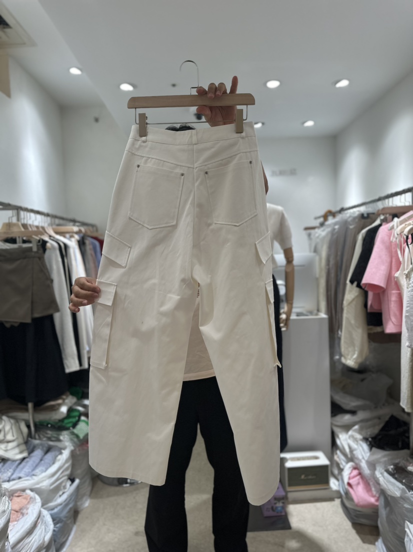 PLAYLIST直郵韓國代購女裝新款推薦真品熱賣時尚休閑褲工裝褲confetti休閑褲