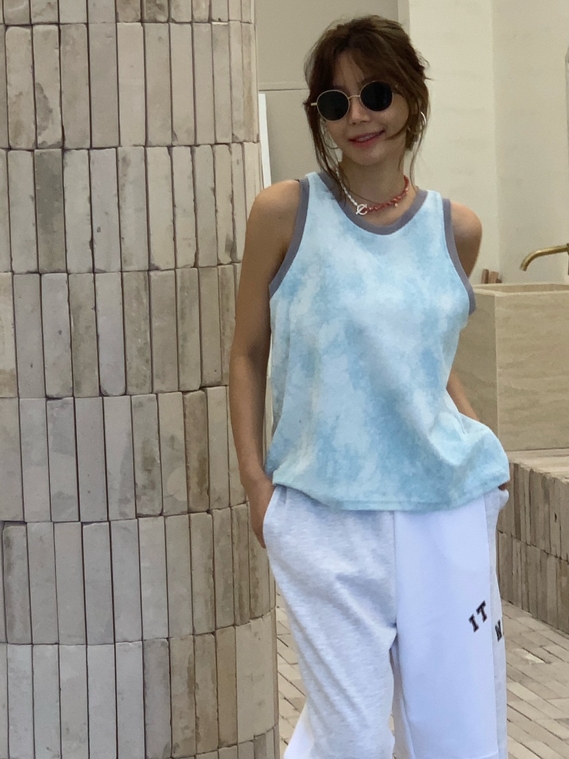 PARIS MATCH直郵韓國代購女裝新款推薦熱賣24春夏吊帶背心PARIS MATCH吊帶/背心