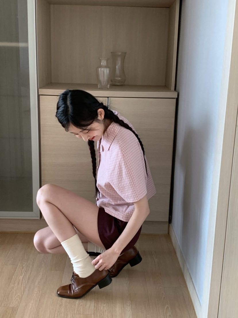 Sendtwo韓國直郵東大門代購女裝新款職業真品24春夏襯衫蕾絲衫SENDTWO襯衫/蕾絲衫