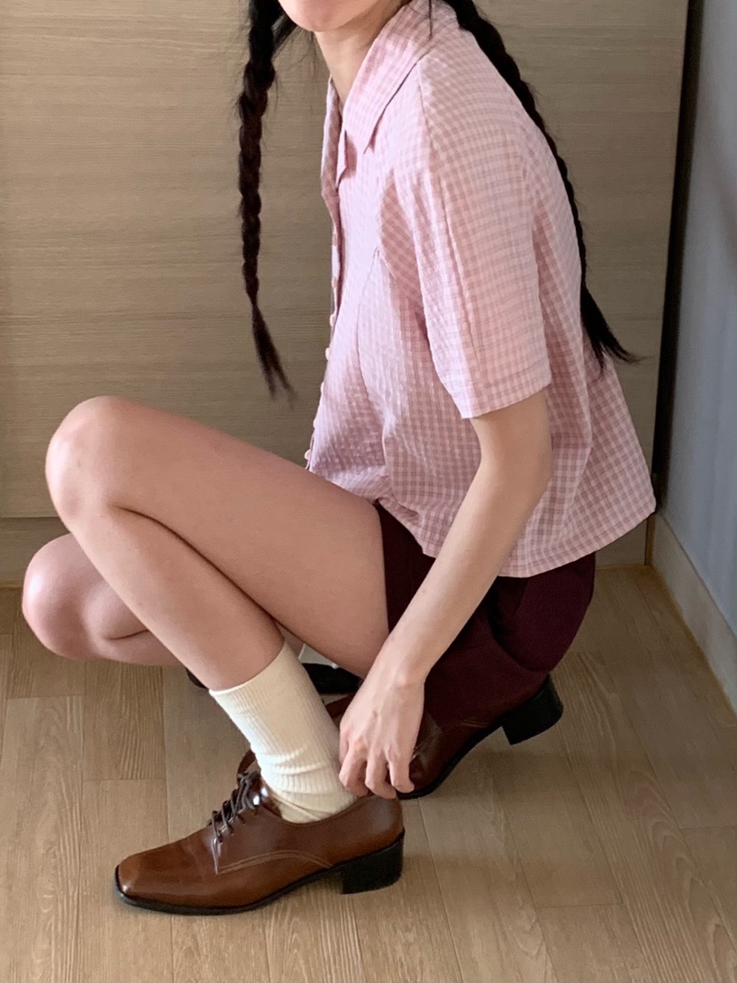 Sendtwo韓國直郵東大門代購女裝新款職業真品24春夏襯衫蕾絲衫SENDTWO襯衫/蕾絲衫