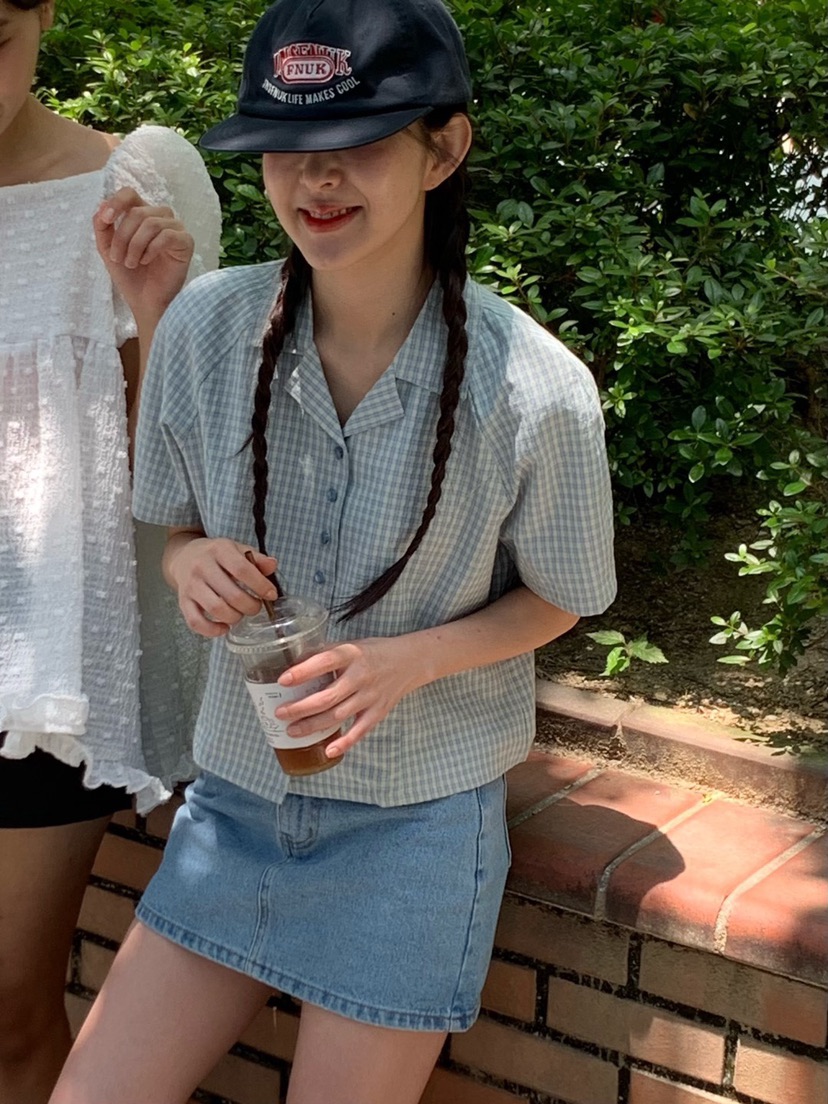 Sendtwo韓國直郵東大門代購女裝新款職業真品24春夏襯衫蕾絲衫SENDTWO襯衫/蕾絲衫