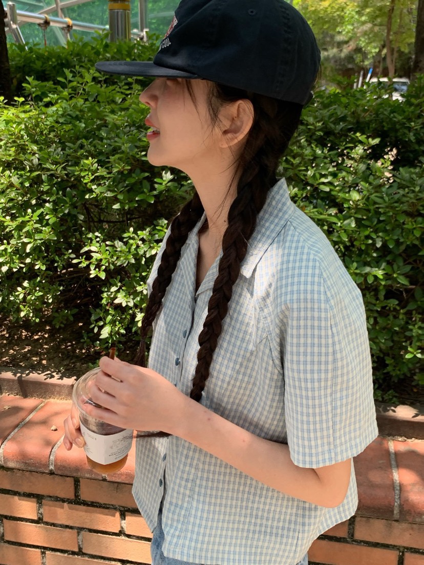 Sendtwo韓國直郵東大門代購女裝新款職業真品24春夏襯衫蕾絲衫SENDTWO襯衫/蕾絲衫