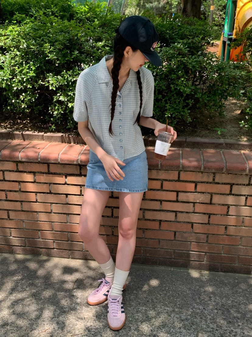 Sendtwo韓國直郵東大門代購女裝新款職業真品24春夏襯衫蕾絲衫SENDTWO襯衫/蕾絲衫