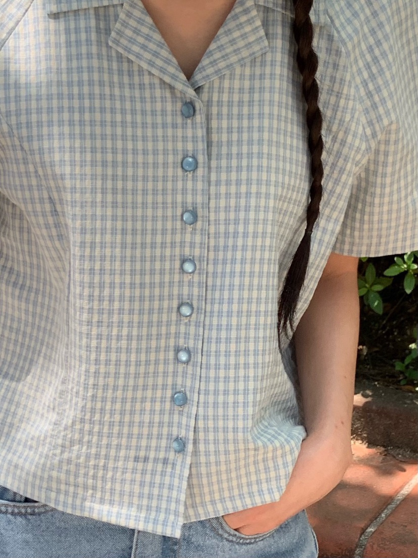 Sendtwo韓國直郵東大門代購女裝新款職業真品24春夏襯衫蕾絲衫SENDTWO襯衫/蕾絲衫