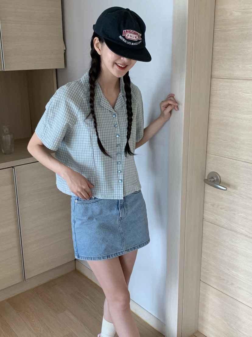Sendtwo韓國直郵東大門代購女裝新款職業真品24春夏襯衫蕾絲衫SENDTWO襯衫/蕾絲衫