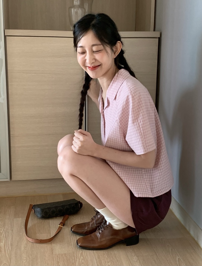 Sendtwo韓國直郵東大門代購女裝新款職業真品24春夏襯衫蕾絲衫SENDTWO襯衫/蕾絲衫圖色2