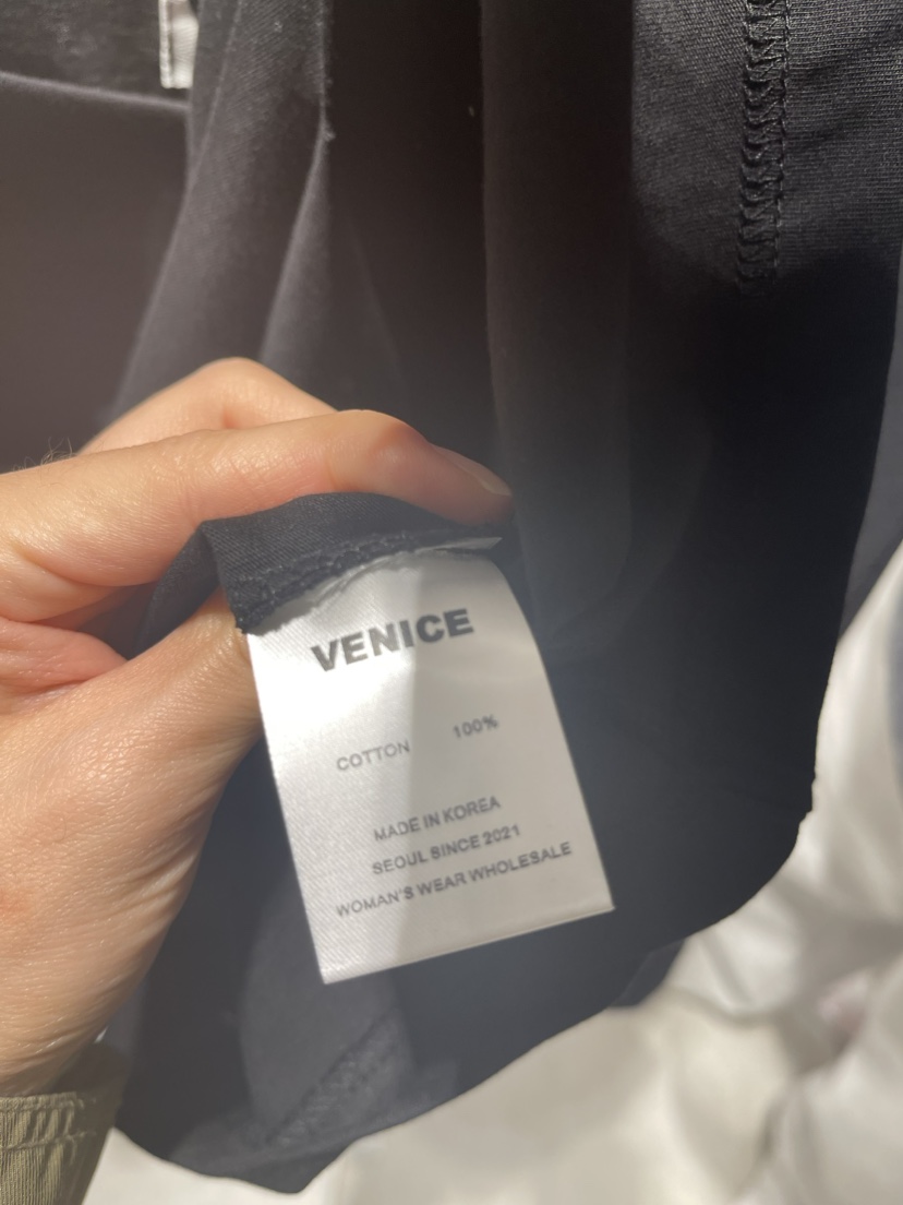 VENICE韓國直郵東大門代購女裝新款人氣休閑推薦熱賣24春夏T恤VENICET恤