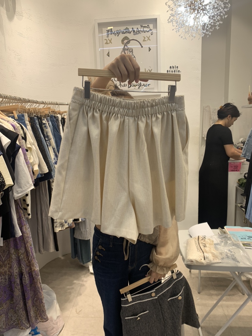 ABLE STUDIO韓國直郵東大門實拍女裝新品真品職業短褲花呢CONFETTI短褲